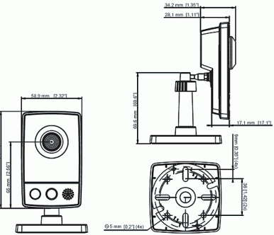 Фиксированная IP видеокамера AXIS [ M1011 ]